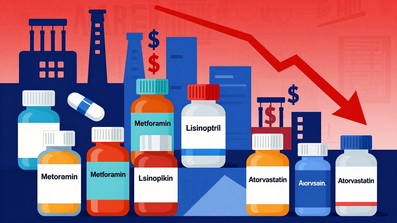 How Multiple Generic Drug Manufacturers Lower Prices