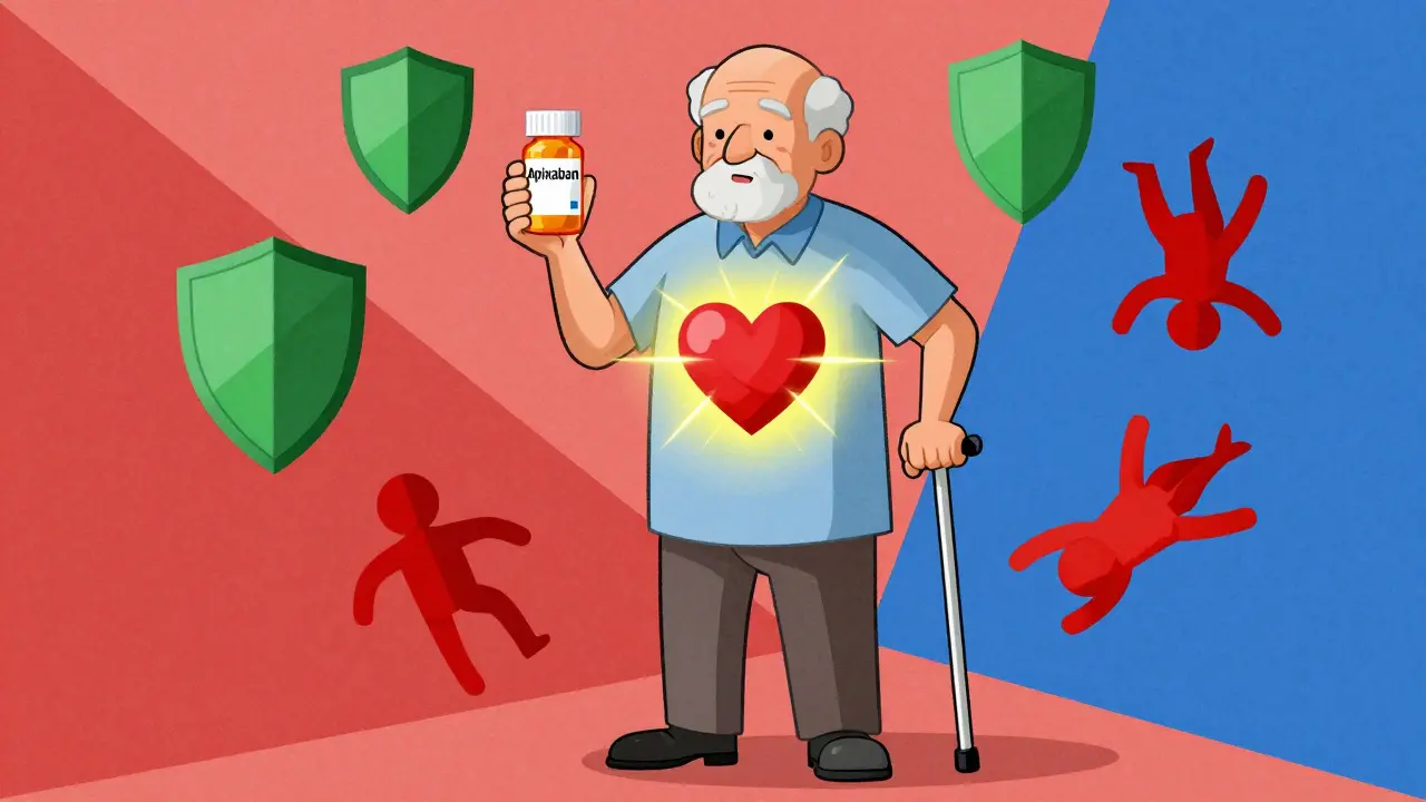 Anticoagulants in Seniors: Fall Risk vs. Stroke Prevention