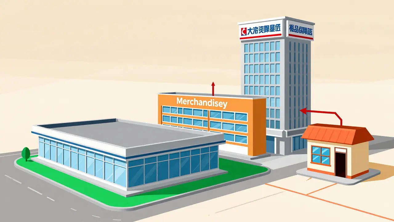 Graphic showing different pharmacy types